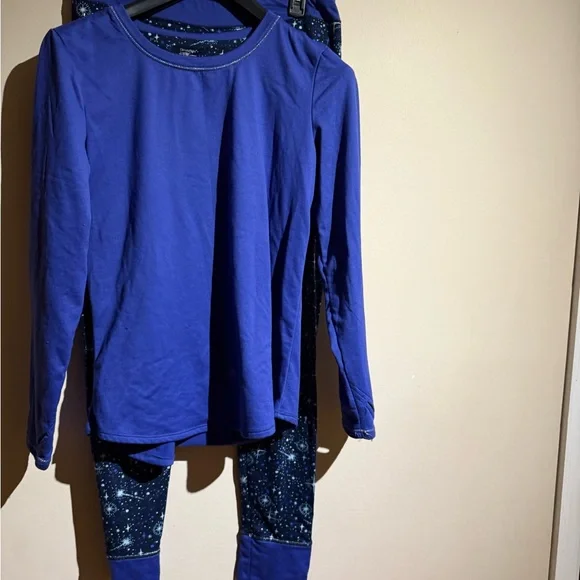 Climate Right Cuddl Duds Womens Large Blue & Purple - Picture 4 of 10